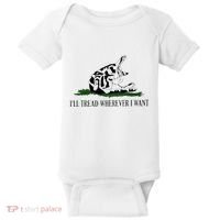ILl Tread Wherever I Want Baby Bodysuit thumb 0