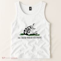 ILl Tread Wherever I Want Tank Top thumb 2