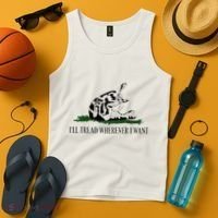 ILl Tread Wherever I Want Tank Top thumb 4