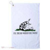 ILl Tread Wherever I Want Golf Towel thumb 0