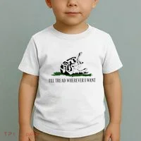 ILl Tread Wherever I Want Toddler T-Shirt thumb 2