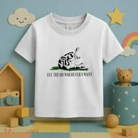 ILl Tread Wherever I Want Toddler T-Shirt thumb 3