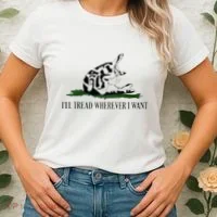 ILl Tread Wherever I Want Women's T-Shirt thumb 2