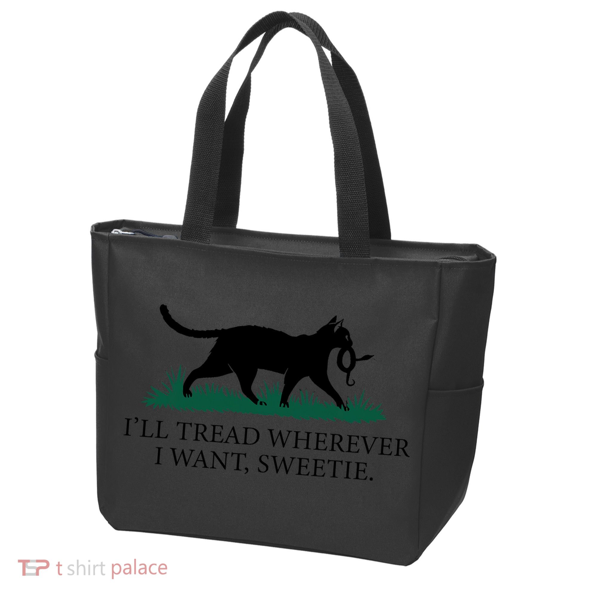 I’Ll Tread Wherever I Want Sweetie Cat Lady Tote Bag