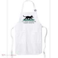 I’Ll Tread Wherever I Want Sweetie Cat Lady Apron thumb 0
