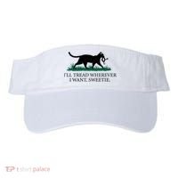 I’Ll Tread Wherever I Want Sweetie Cat Lady Visor thumb 0