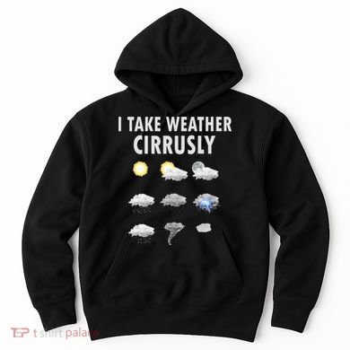 I Take Weather Cirrusly Meteorology Meteorologist Hoodie
