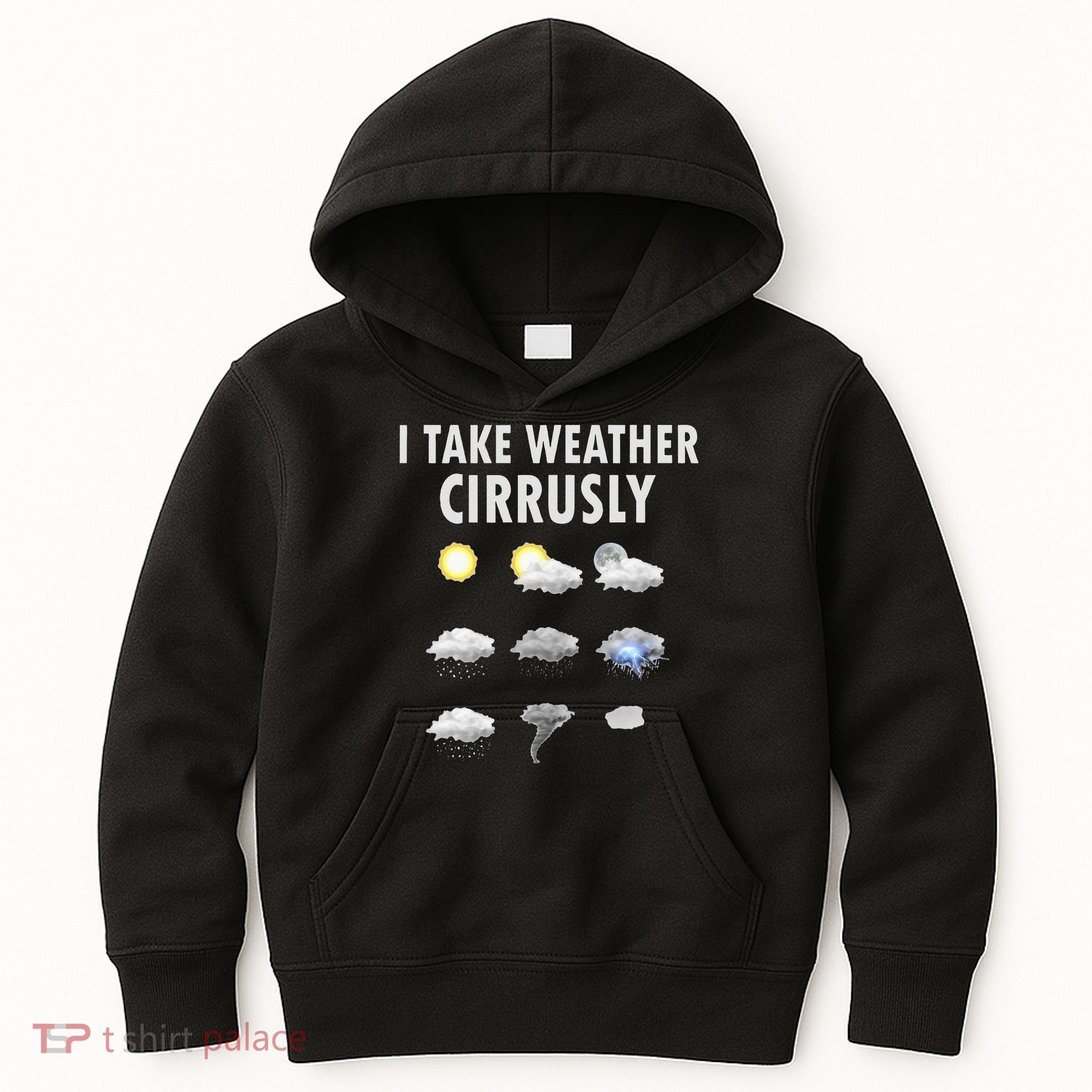 I Take Weather Cirrusly Meteorology Meteorologist Kids Hoodie