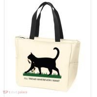 Ill Tread Wherever I Want Childless Cat Lady For Kamala Tote Bag thumb 3