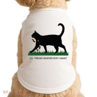Ill Tread Wherever I Want Childless Cat Lady For Kamala Doggie Tank thumb 0