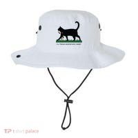 Ill Tread Wherever I Want Childless Cat Lady For Kamala Bucket Hat thumb 0
