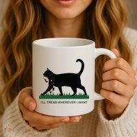 Ill Tread Wherever I Want Childless Cat Lady For Kamala Coffee Mug thumb 3