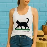 Ill Tread Wherever I Want Childless Cat Lady For Kamala Women's Tank Top thumb 2