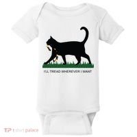 Ill Tread Wherever I Want Childless Cat Lady For Kamala Baby Bodysuit thumb 0