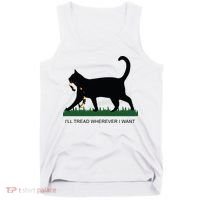 Ill Tread Wherever I Want Childless Cat Lady For Kamala Tank Top thumb 0