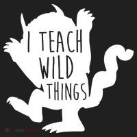 I Teach Wild Things Golf Towel thumb 3