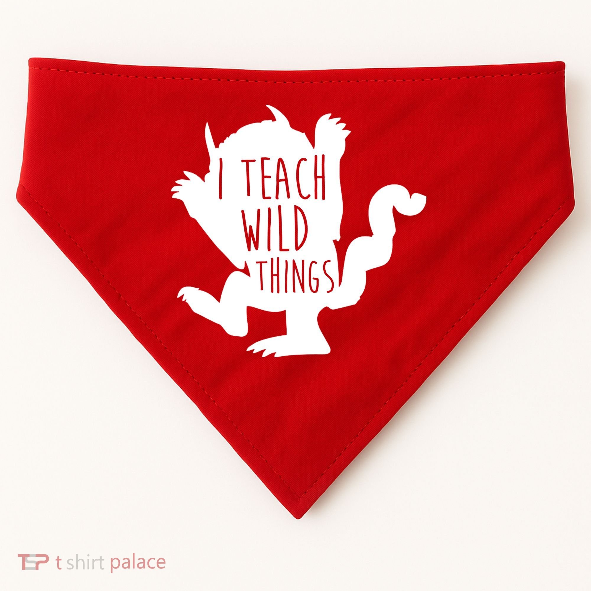 I Teach Wild Things USA-Made Doggie Bandana