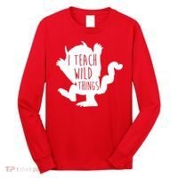 I Teach Wild Things Long Sleeve Shirt thumb 0