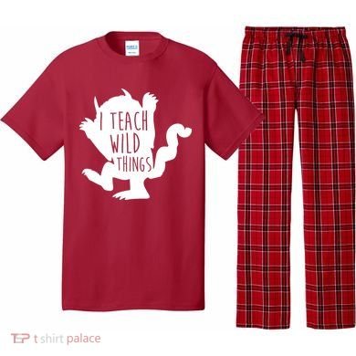 I Teach Wild Things Pajama Set