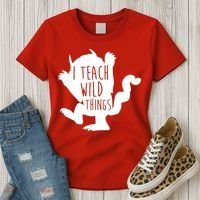 I Teach Wild Things Women's T-Shirt thumb 3