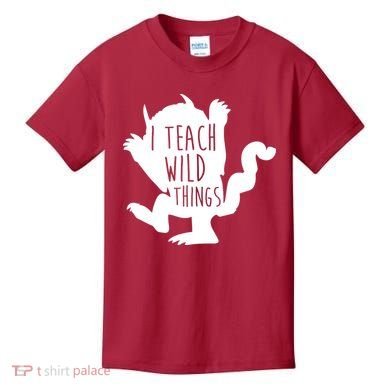 I Teach Wild Things Kids T-Shirt