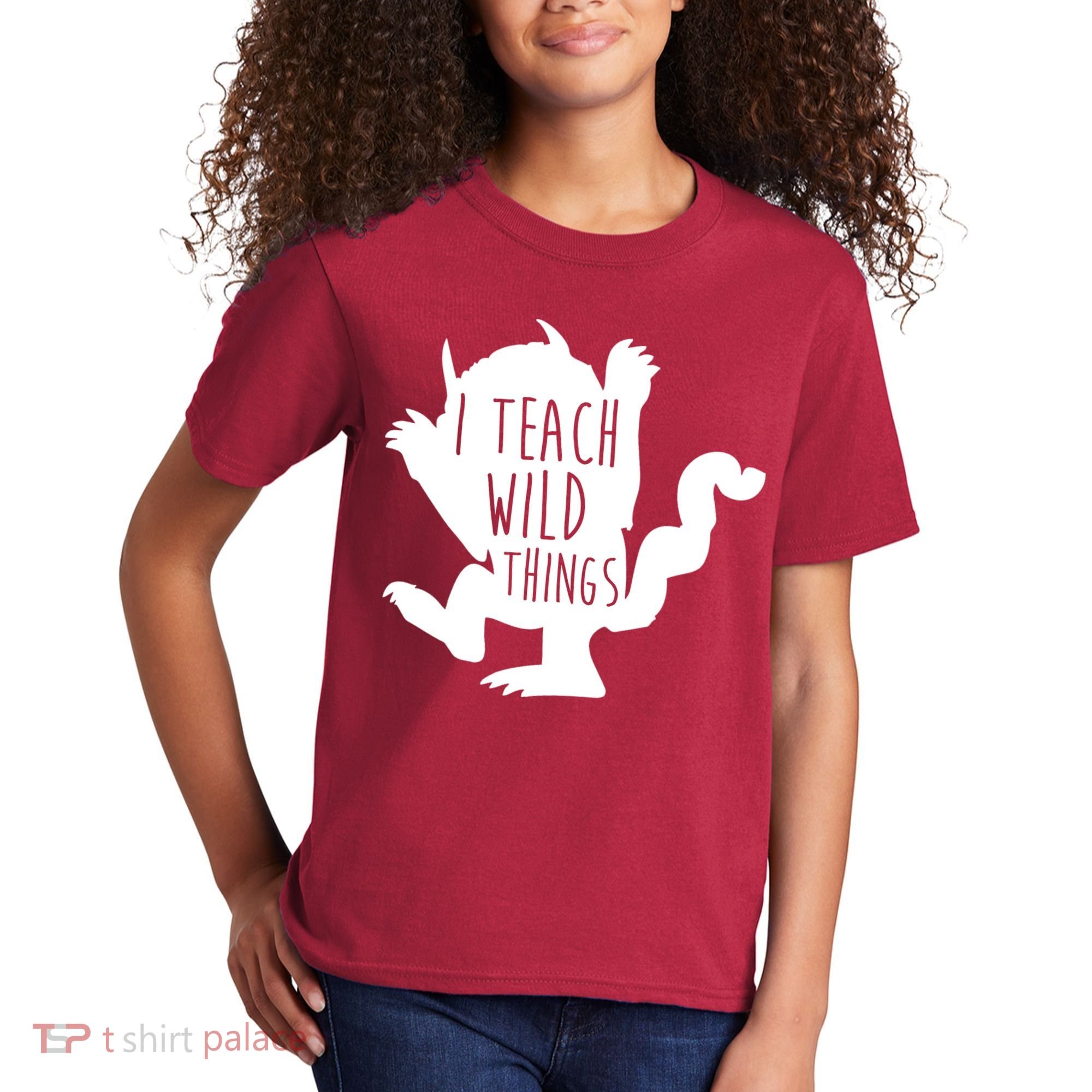 I Teach Wild Things Kids T-Shirt