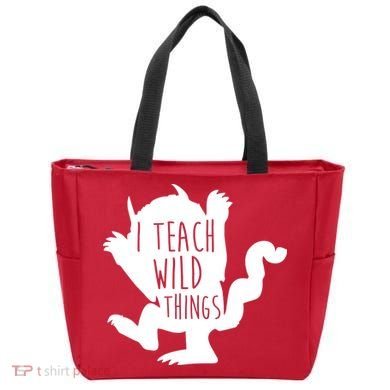 I Teach Wild Things Tote Bag
