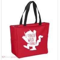 I Teach Wild Things Tote Bag thumb 2