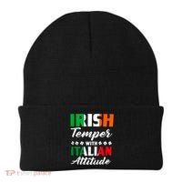 Irish Temper With Italian Attitude St Patrick Beanie thumb 0