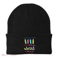 If Teachers Were Crayons Beginning Of The Year End The Year Beanie thumb 0