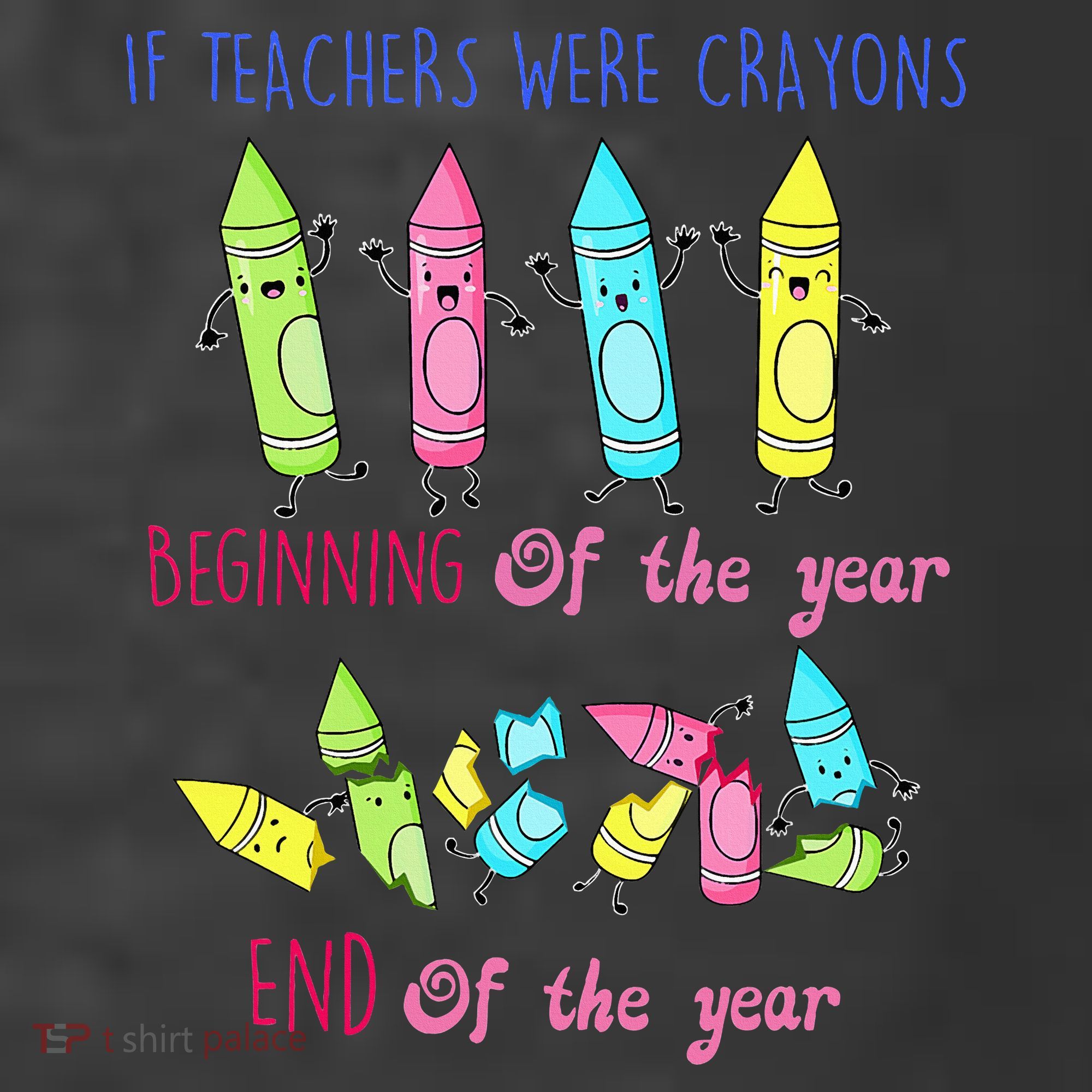 If Teachers Were Crayons Beginning Of The Year End The Year Women's Hoodie