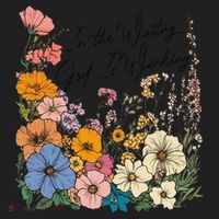 In The Waiting God Is Working Floral Wildflower Jesus Hat thumb 2