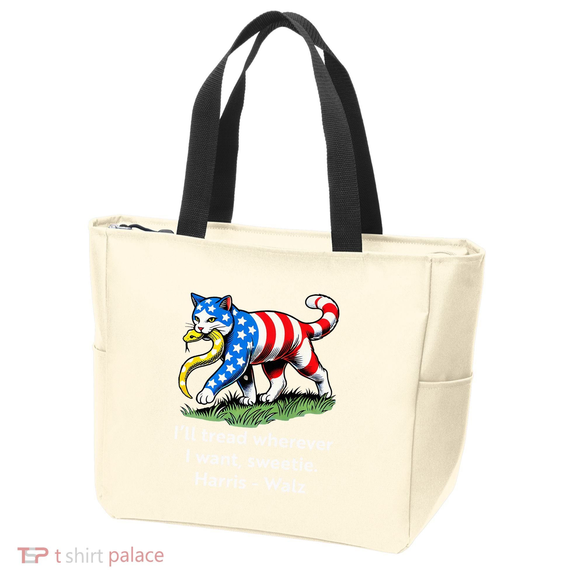 ILl Tread Wherever I Want Sweetie Tote Bag