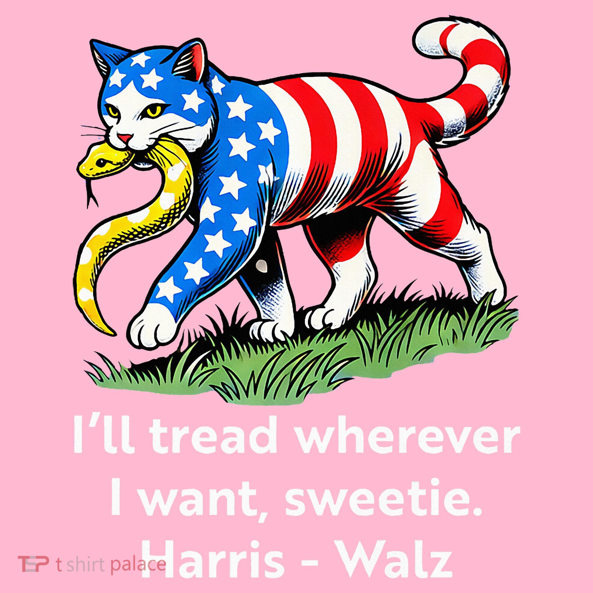 ILl Tread Wherever I Want Sweetie Coaster