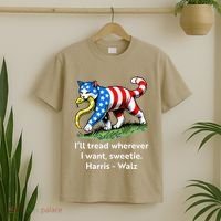 ILl Tread Wherever I Want Sweetie T-Shirt thumb 2