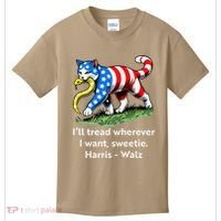 ILl Tread Wherever I Want Sweetie Kids T-Shirt thumb 0