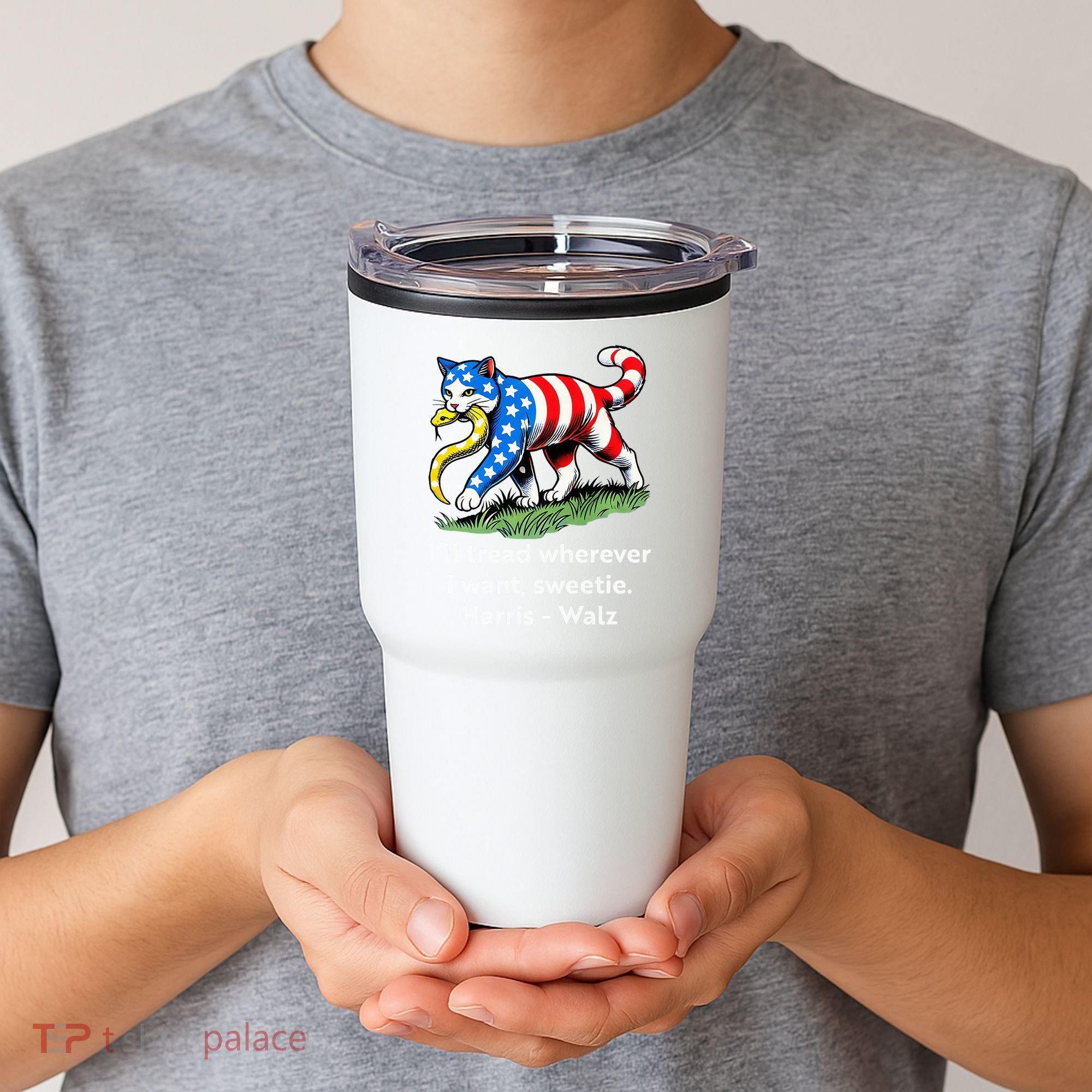 ILl Tread Wherever I Want Sweetie Tumbler