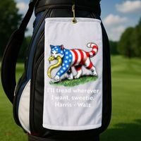 ILl Tread Wherever I Want Sweetie Golf Towel thumb 2