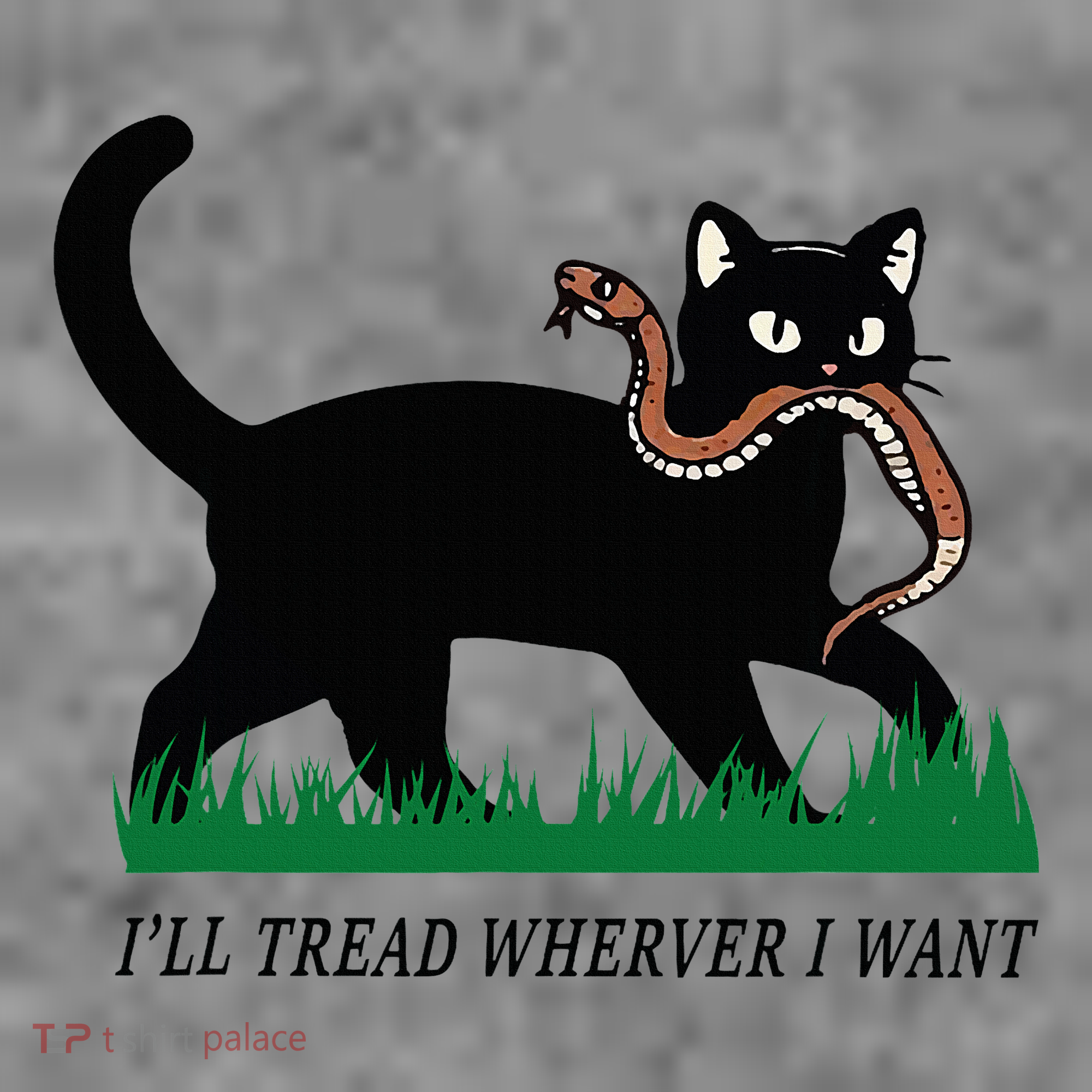 ILl Tread Wherever I Want Funny Cat Lover Toddler Hoodie