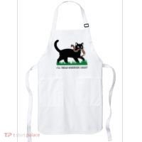 ILl Tread Wherever I Want Funny Cat Lover Apron thumb 0