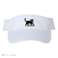 ILl Tread Wherever I Want Funny Cat Lover Visor thumb 0
