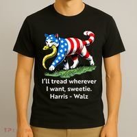 ILl Tread Wherever I Want Sweetie T-Shirt thumb 3