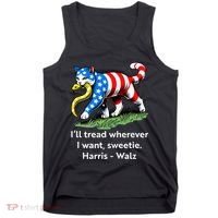 ILl Tread Wherever I Want Sweetie Tank Top thumb 0