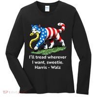 ILl Tread Wherever I Want Sweetie Women's Long Sleeve Shirt thumb 0