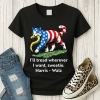 ILl Tread Wherever I Want Sweetie Women's T-Shirt thumb 3
