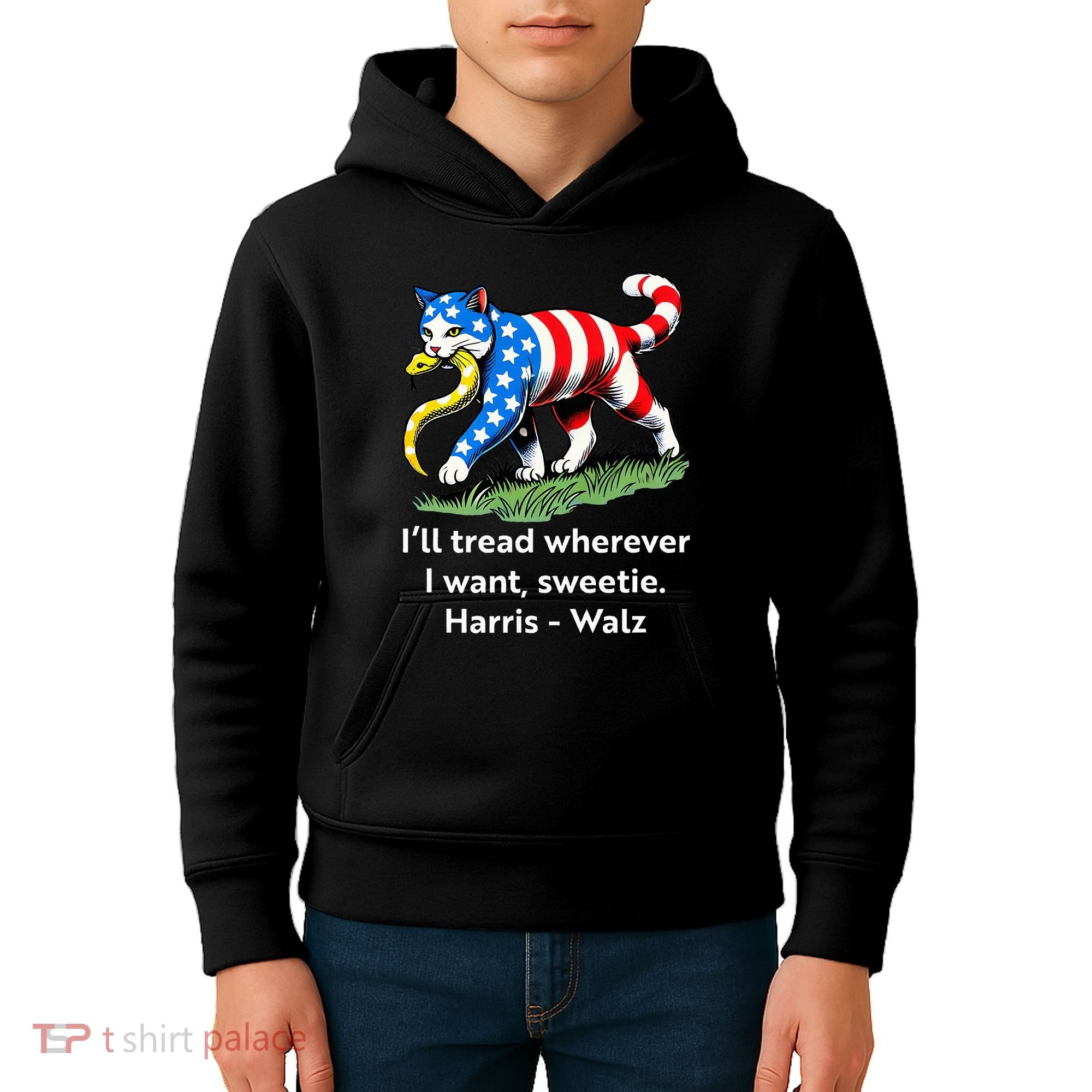 ILl Tread Wherever I Want Sweetie Kids Hoodie