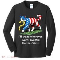 ILl Tread Wherever I Want Sweetie Kids Long Sleeve Shirt thumb 0
