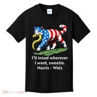 ILl Tread Wherever I Want Sweetie Kids T-Shirt thumb 0