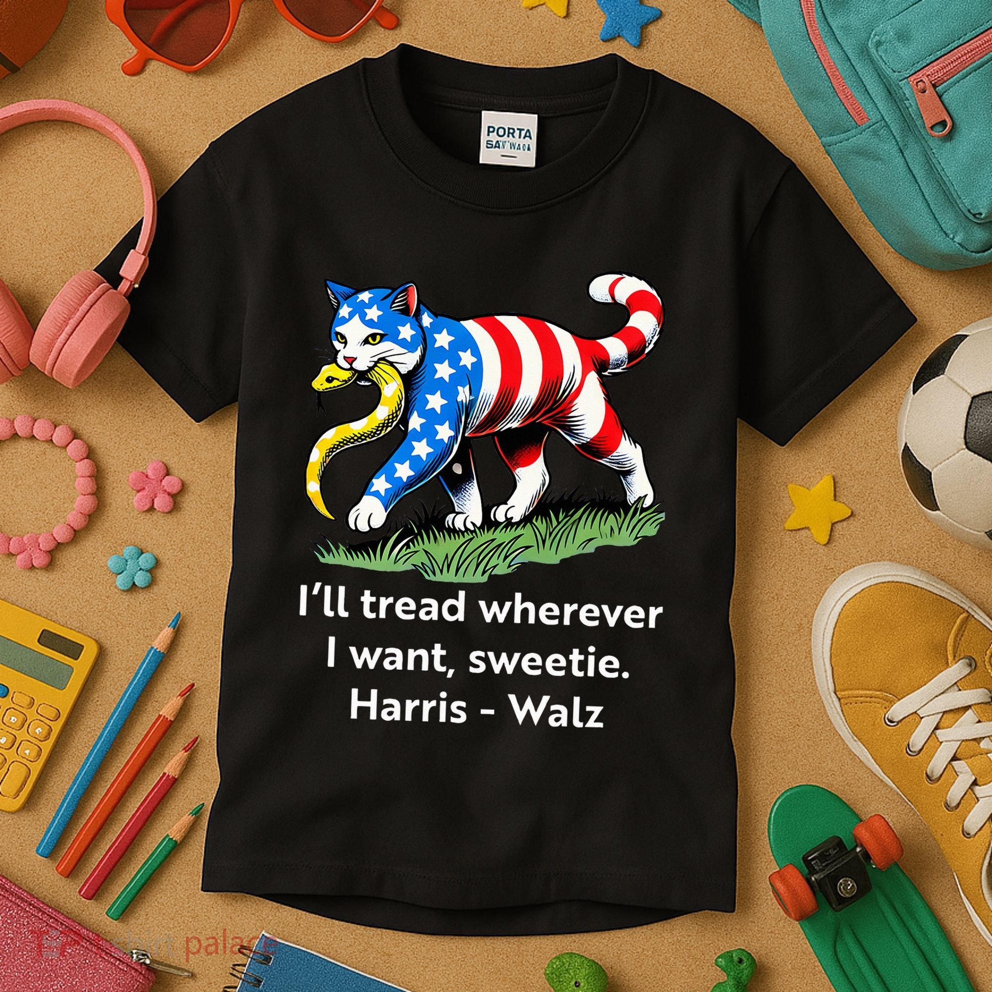ILl Tread Wherever I Want Sweetie Kids T-Shirt