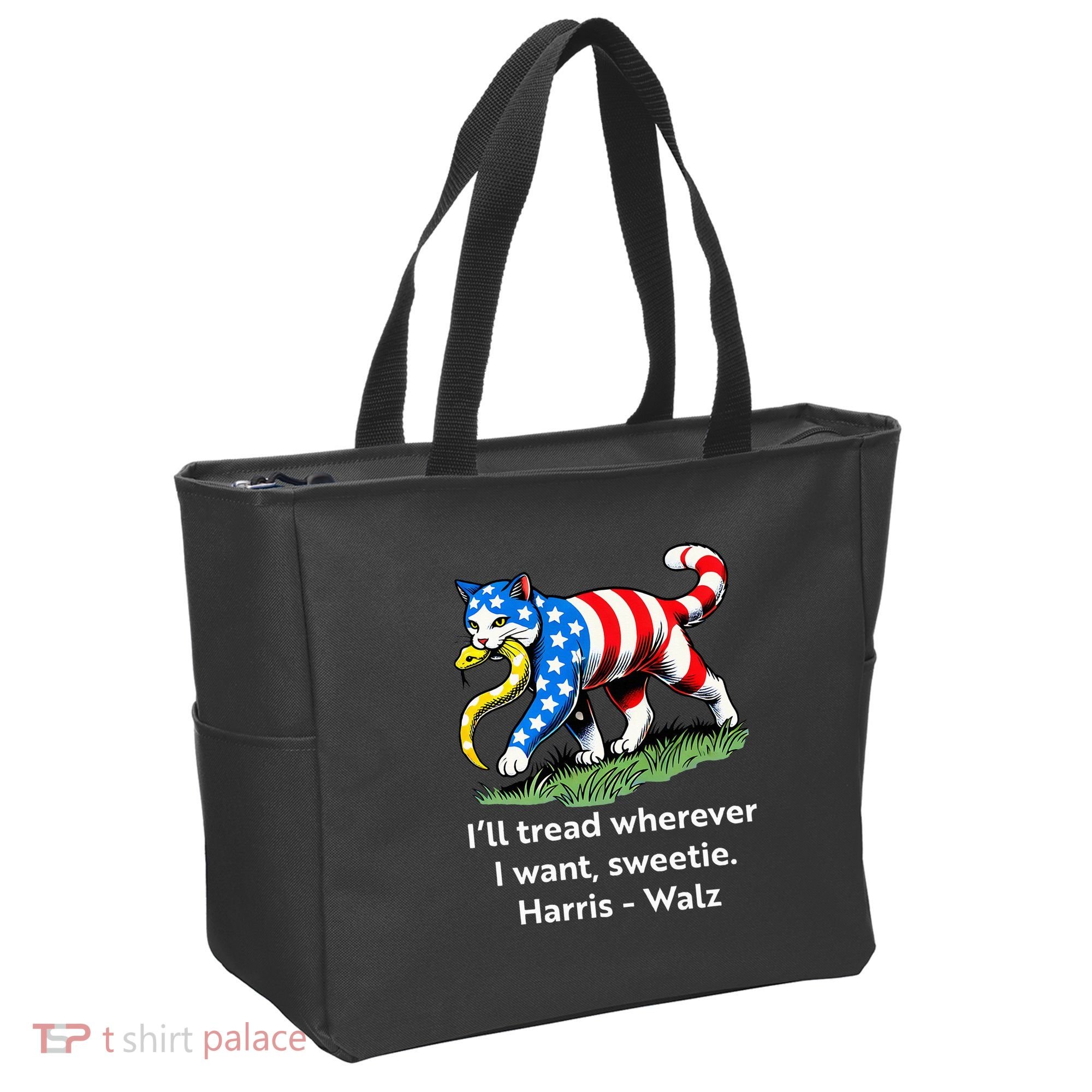 ILl Tread Wherever I Want Sweetie Tote Bag